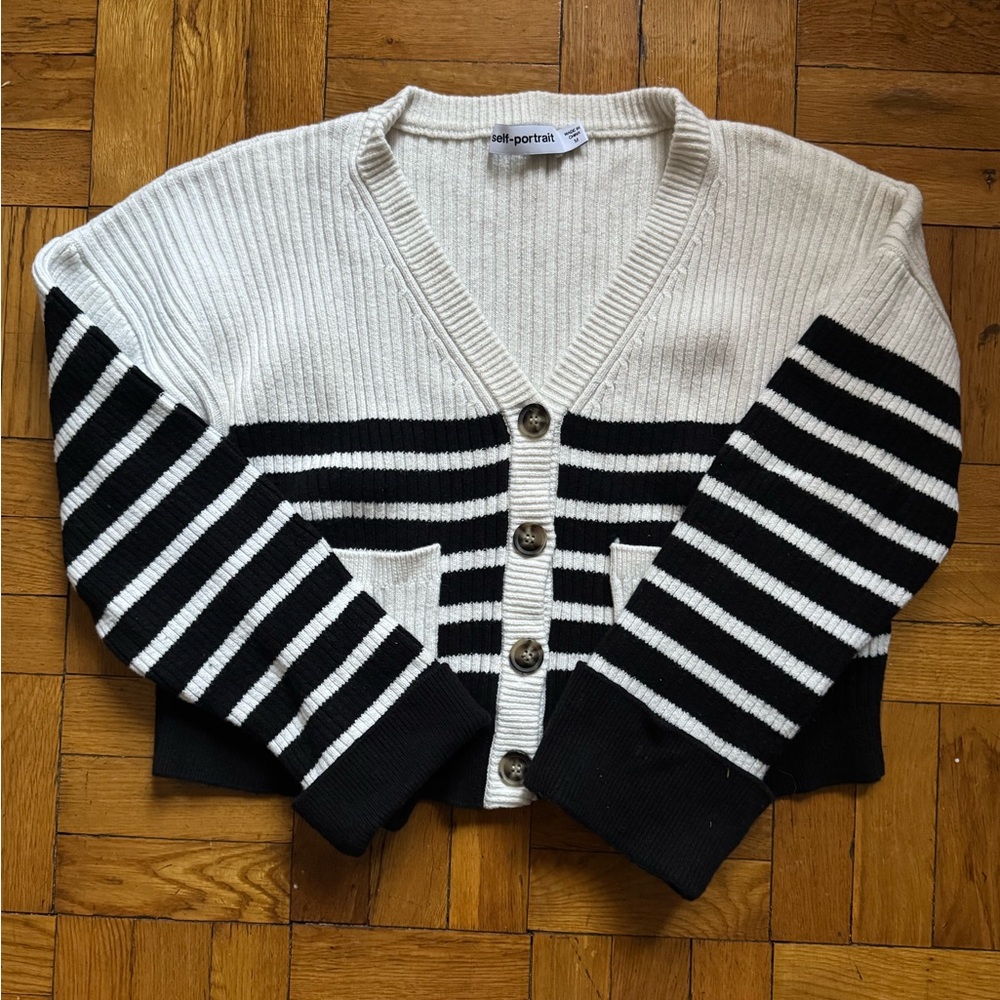 Self-Portrait Mariner Cardigan size M